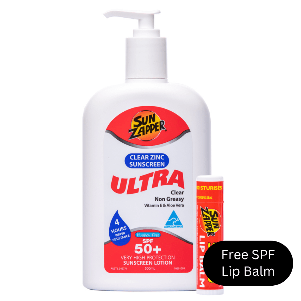 sun zapper 500ml sunscreen ultra zinc