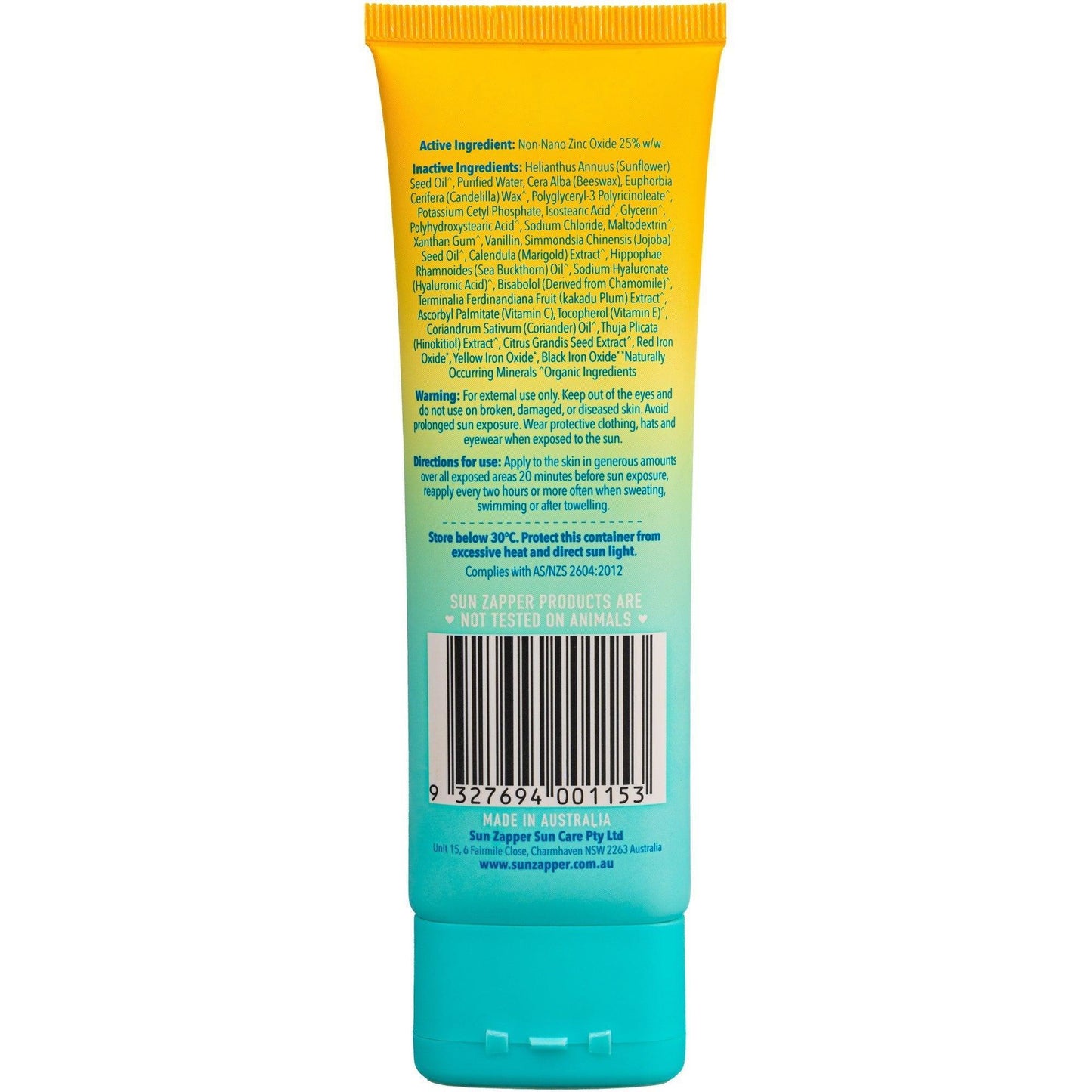 Pure Zinc Reef Safe Sun Cream SPF 50+ Mineral Sunscreen - Sun Zapper UK