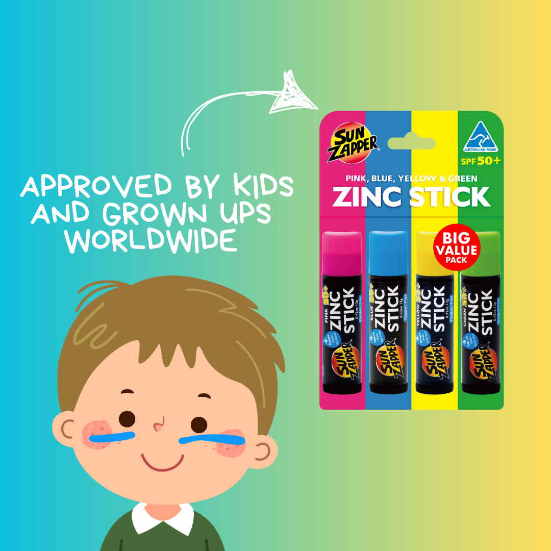 zinc oxide colour sunblock stick