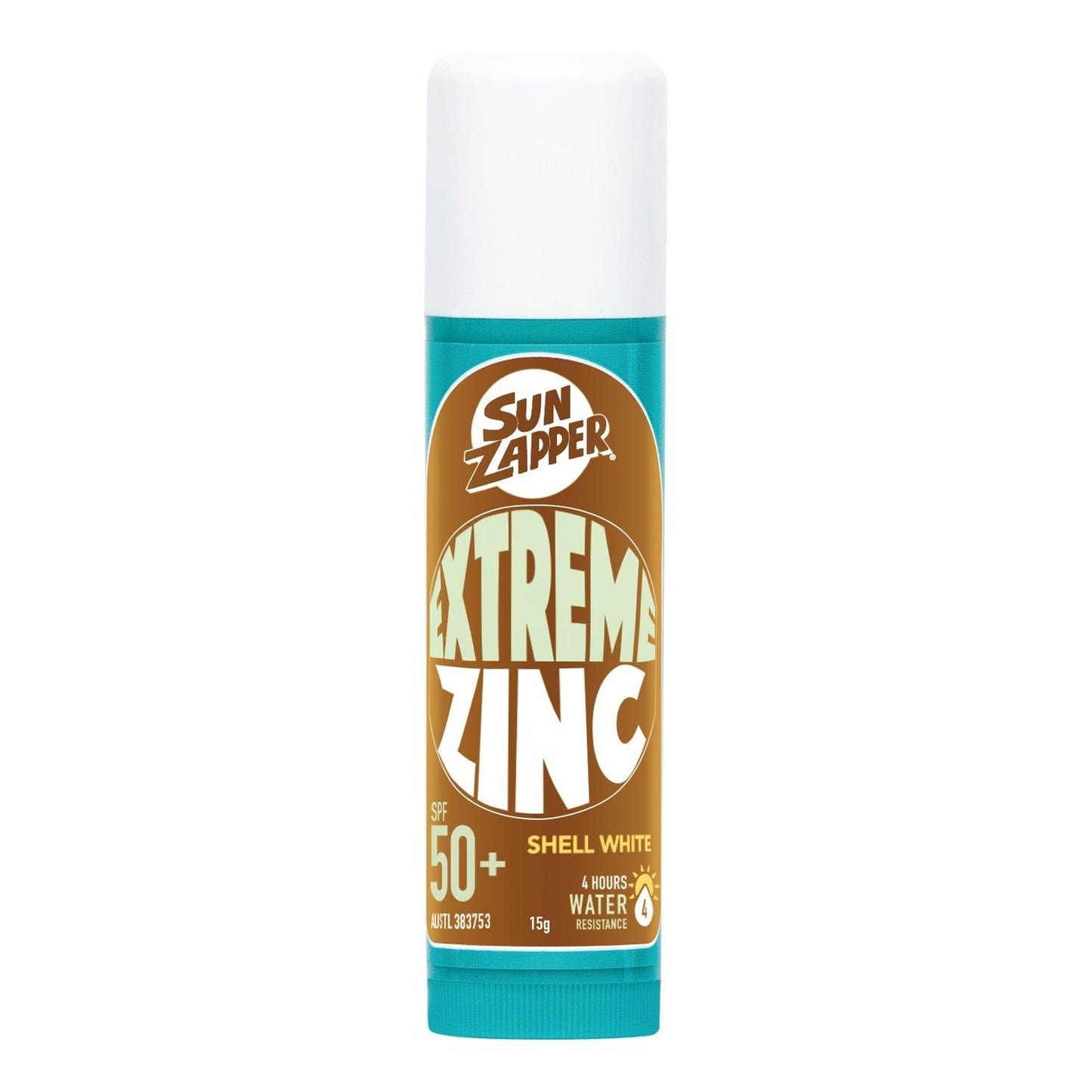extreme white zinc stick sun zapper sunblock