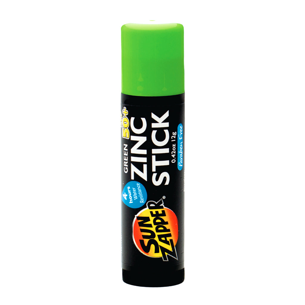 Sun Zapper Green Zinc Stick SPF 50+ Zinc Oxide Sunscreen Stick, Sunblock Made in Australia - Sun Zapper UK