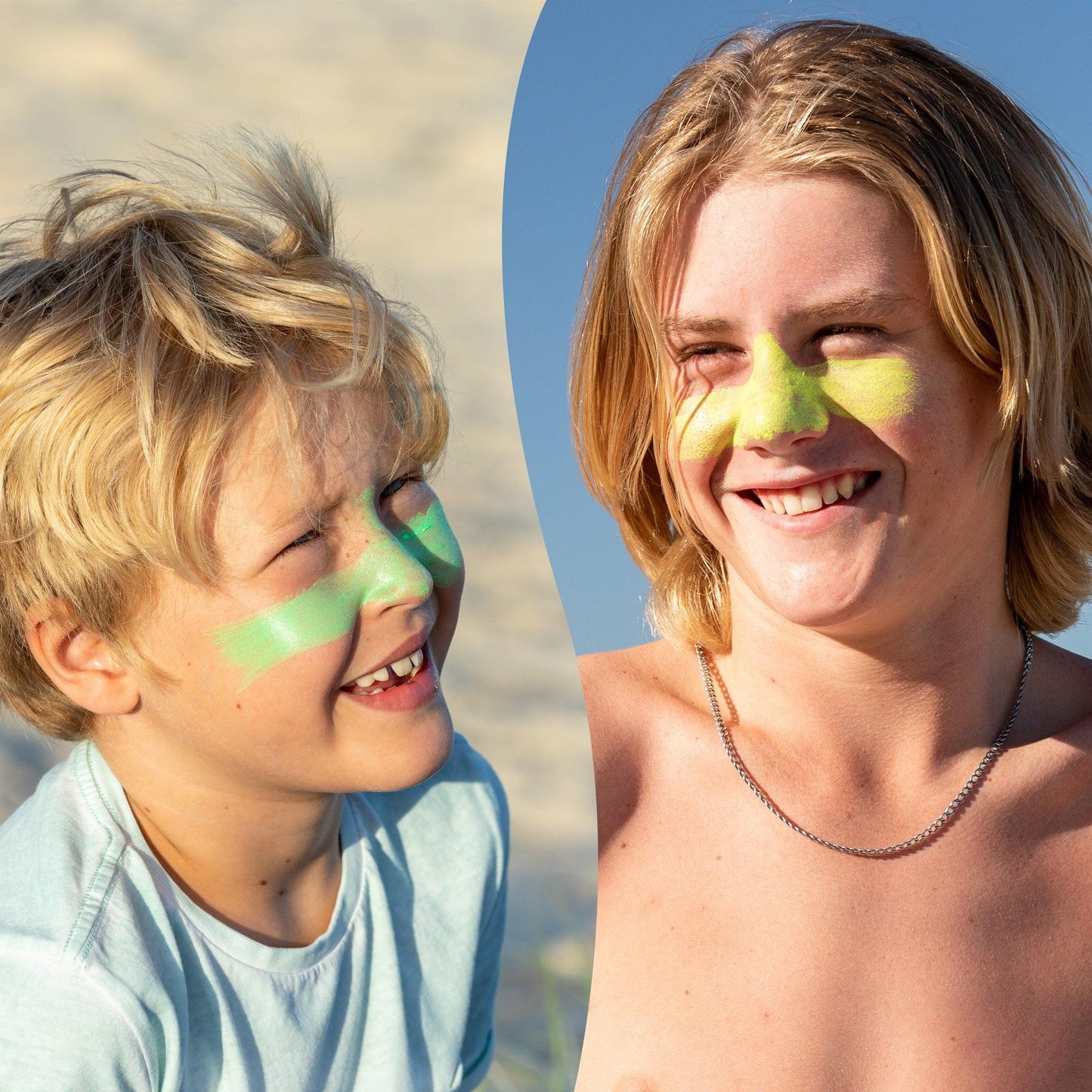 Sun Zapper Zinc Stick Triple Pack Skin, Green & Yellow SPF 50+ Zinc Oxide Coloured Sunscreen Stick, Sunblock Made in Australia - Sun Zapper UK