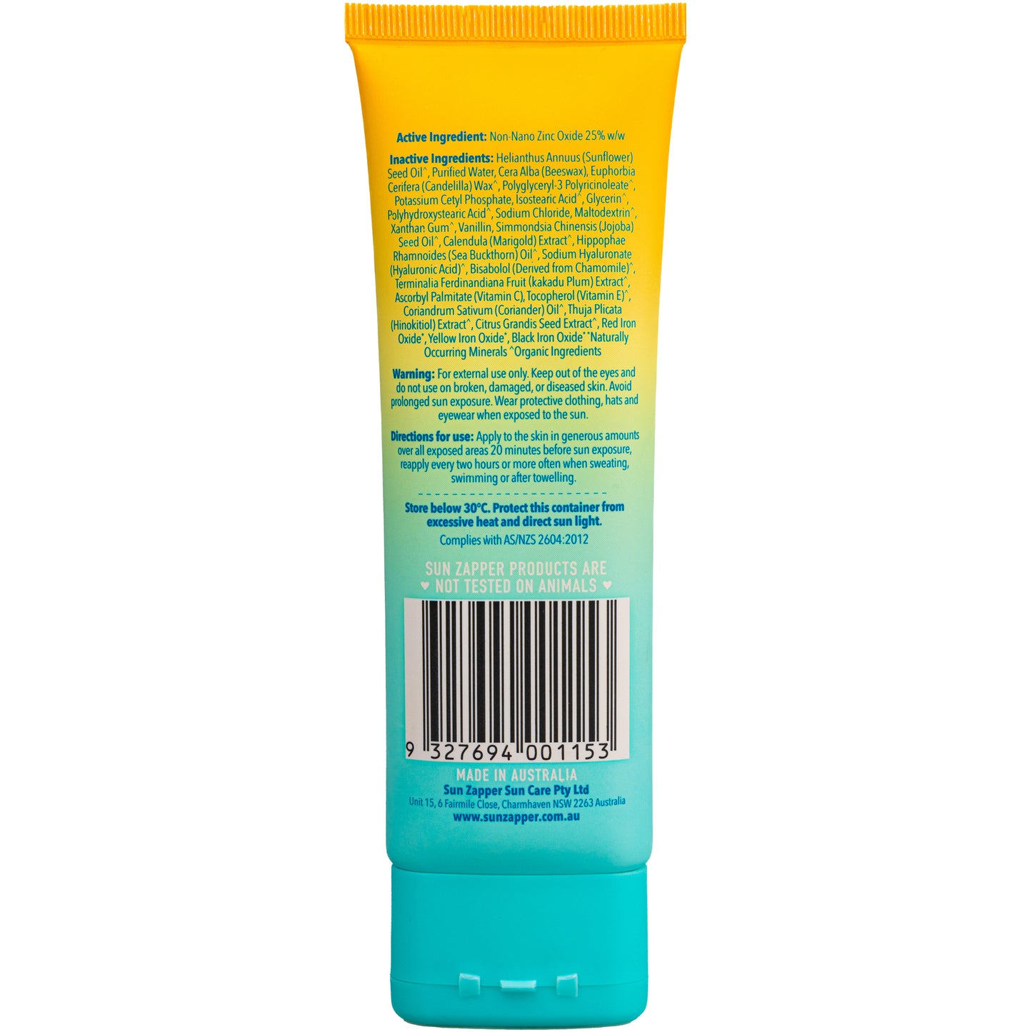 Pure Zinc Reef Safe Sun Cream SPF 50+ Mineral Sunscreen