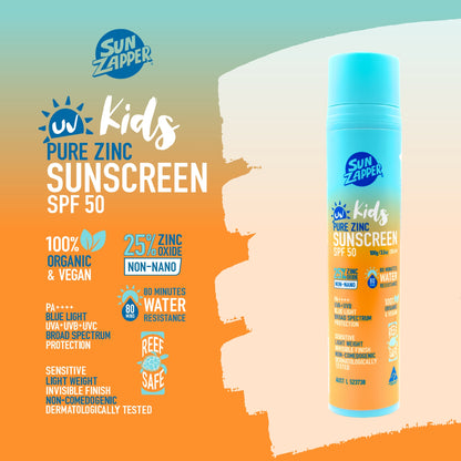 natural kids sun cream spf 50 mineral sunscreen for kids