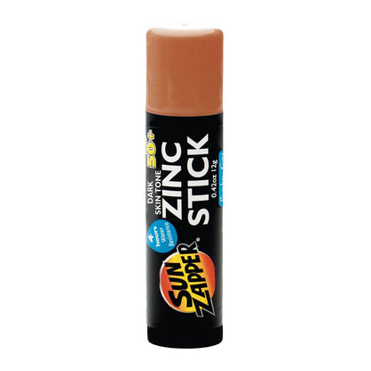 Dark Skin Tone Original Zinc Sunblock Stick SPF 50+ Zinc Sunscreen Stick - Sun Zapper UK