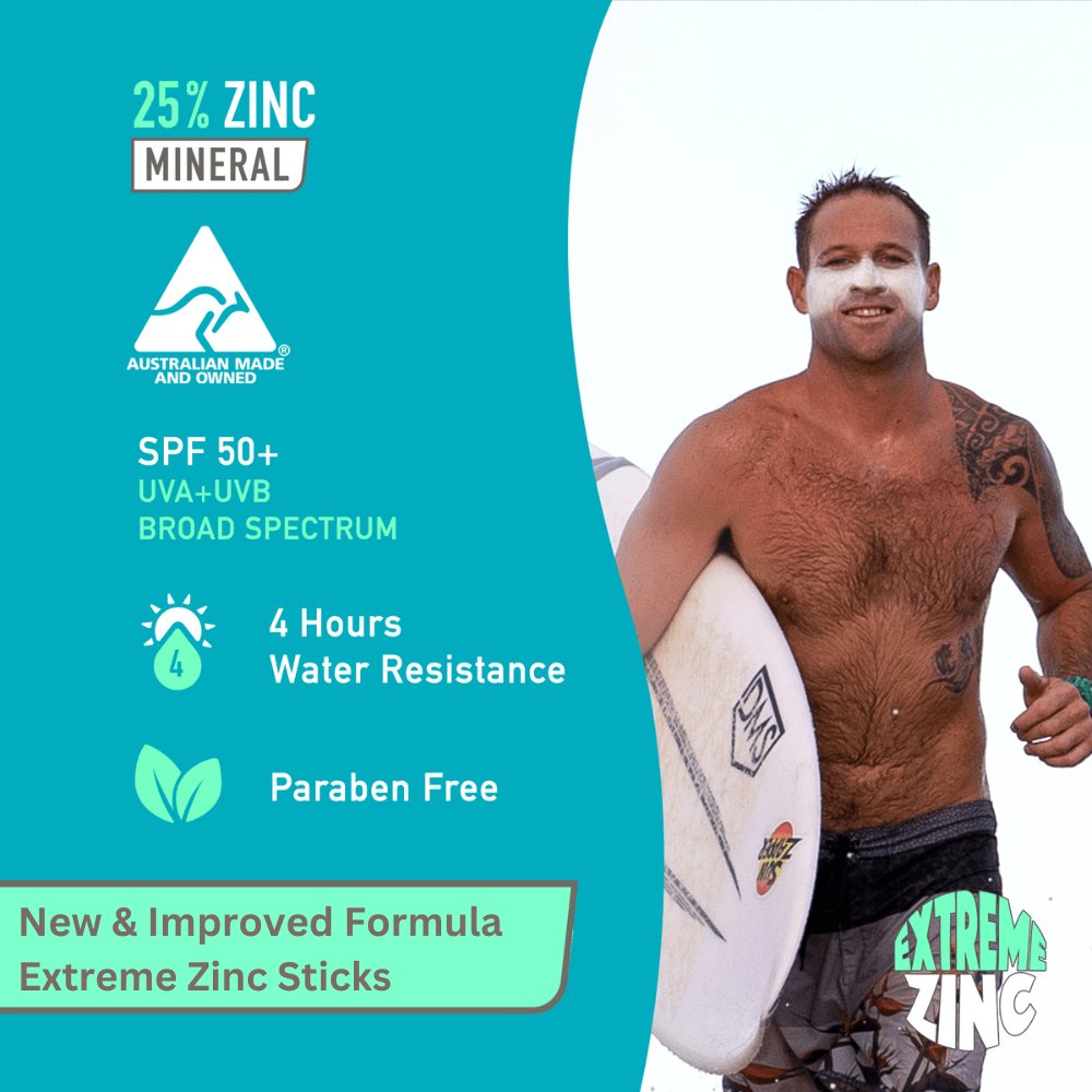 Extreme Zinc Sunblock Stick SPF50+ (10 Colours) Sunscreen Stick - Sun Zapper UK