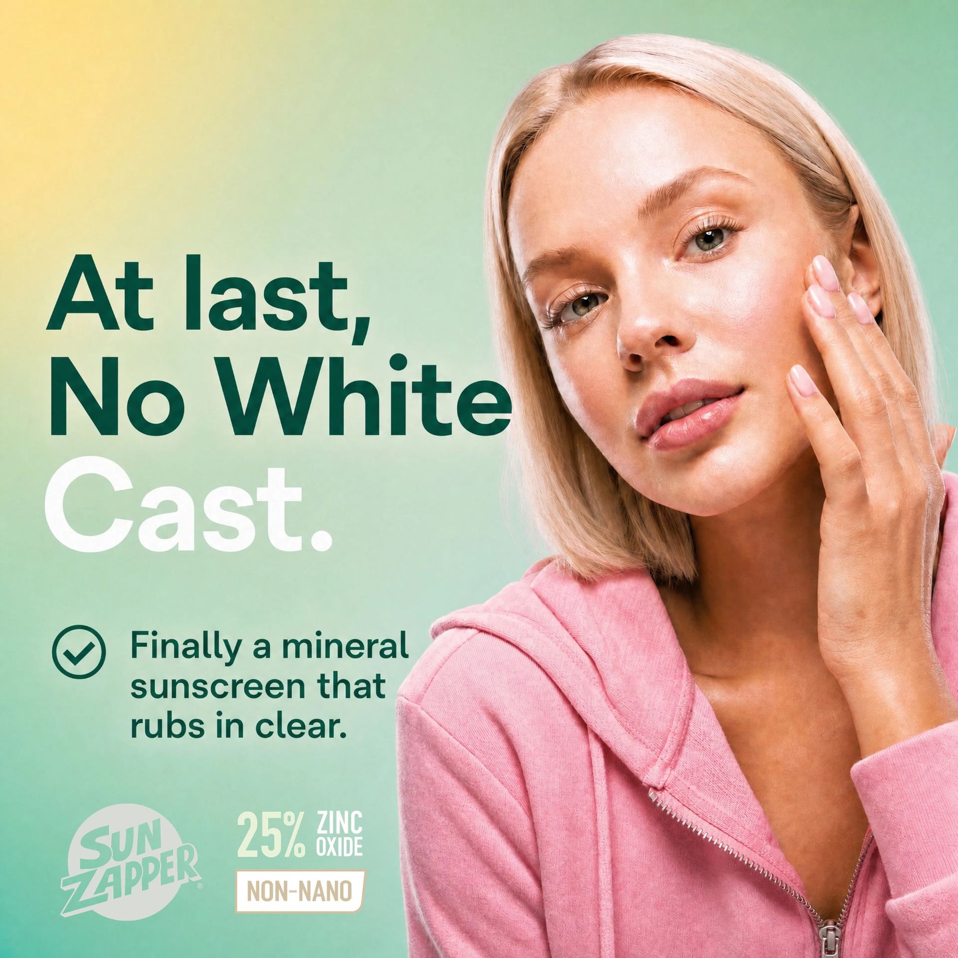 mineral zinc oxide reef safe sunscreen no white cast
