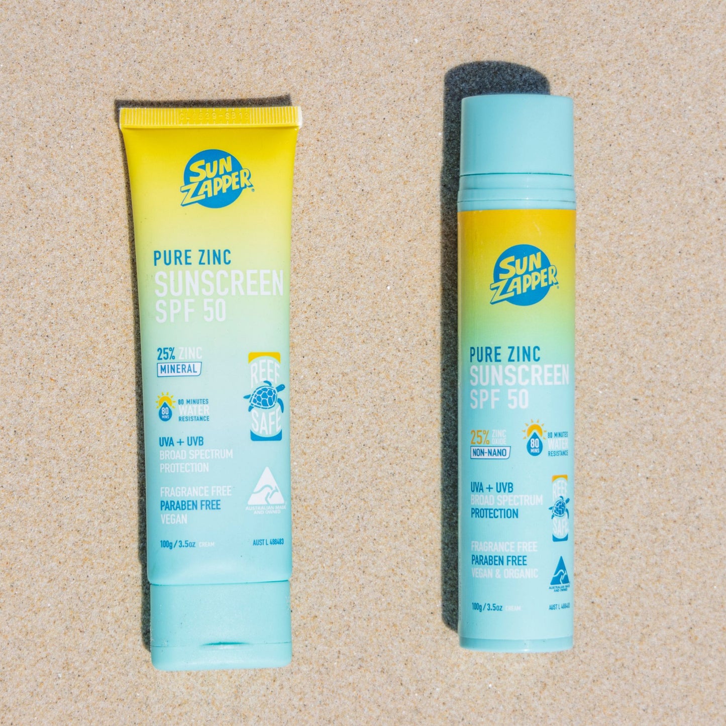 pure zinc mineral sun cream