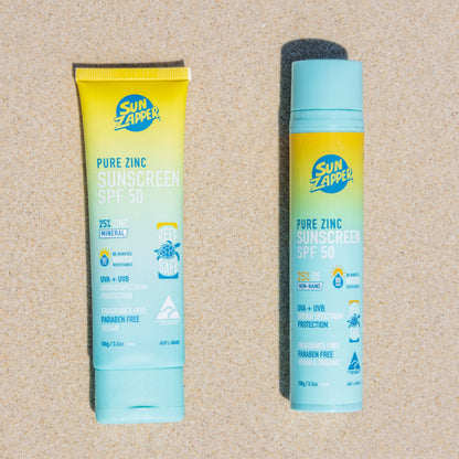 pure zinc mineral sun cream