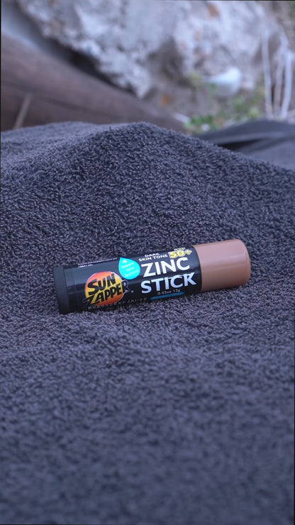 Dark Skin Tone Original Zinc Sunblock Stick SPF 50+ Zinc Sunscreen Stick