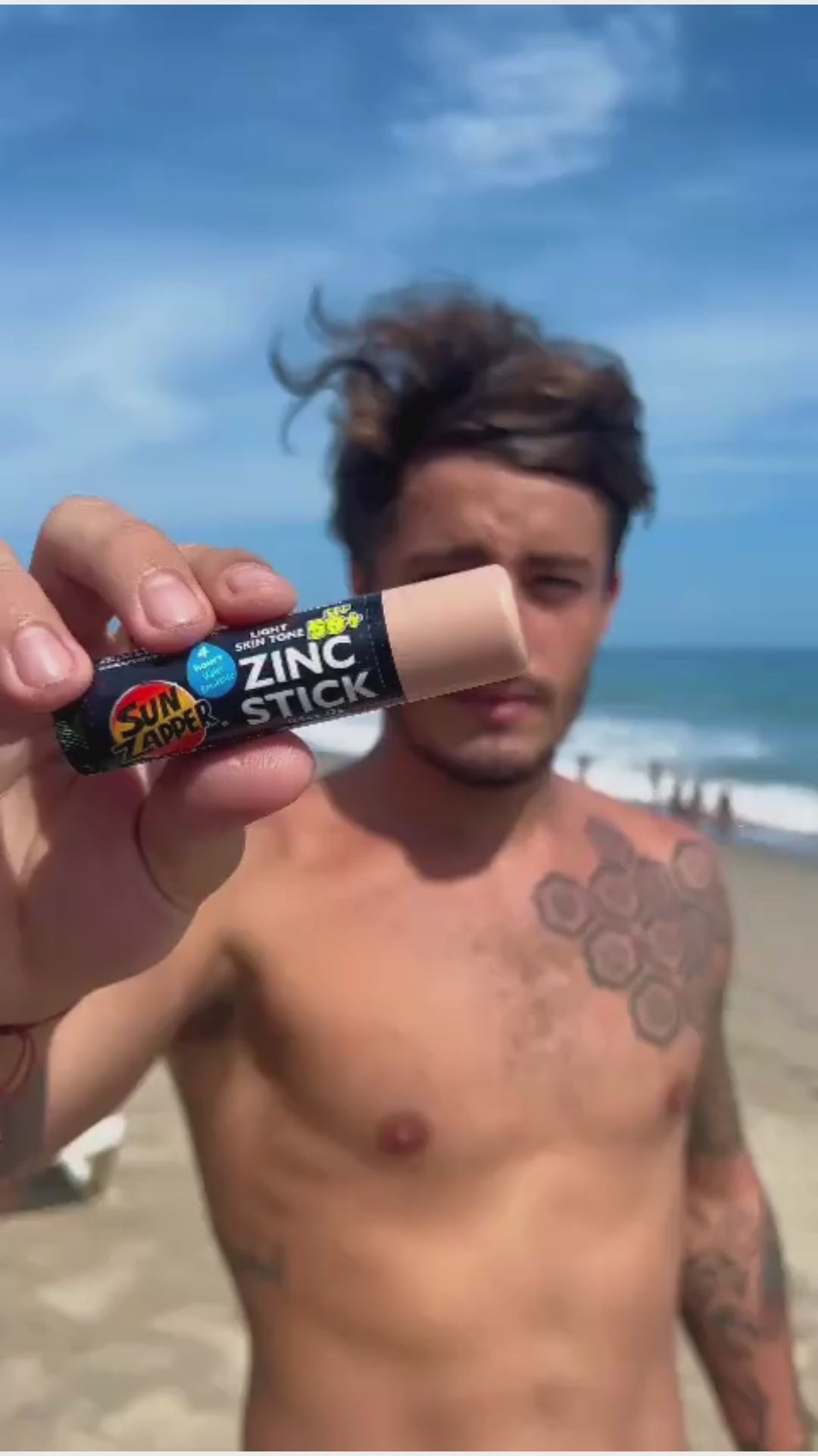 sun zapper light skin tone video