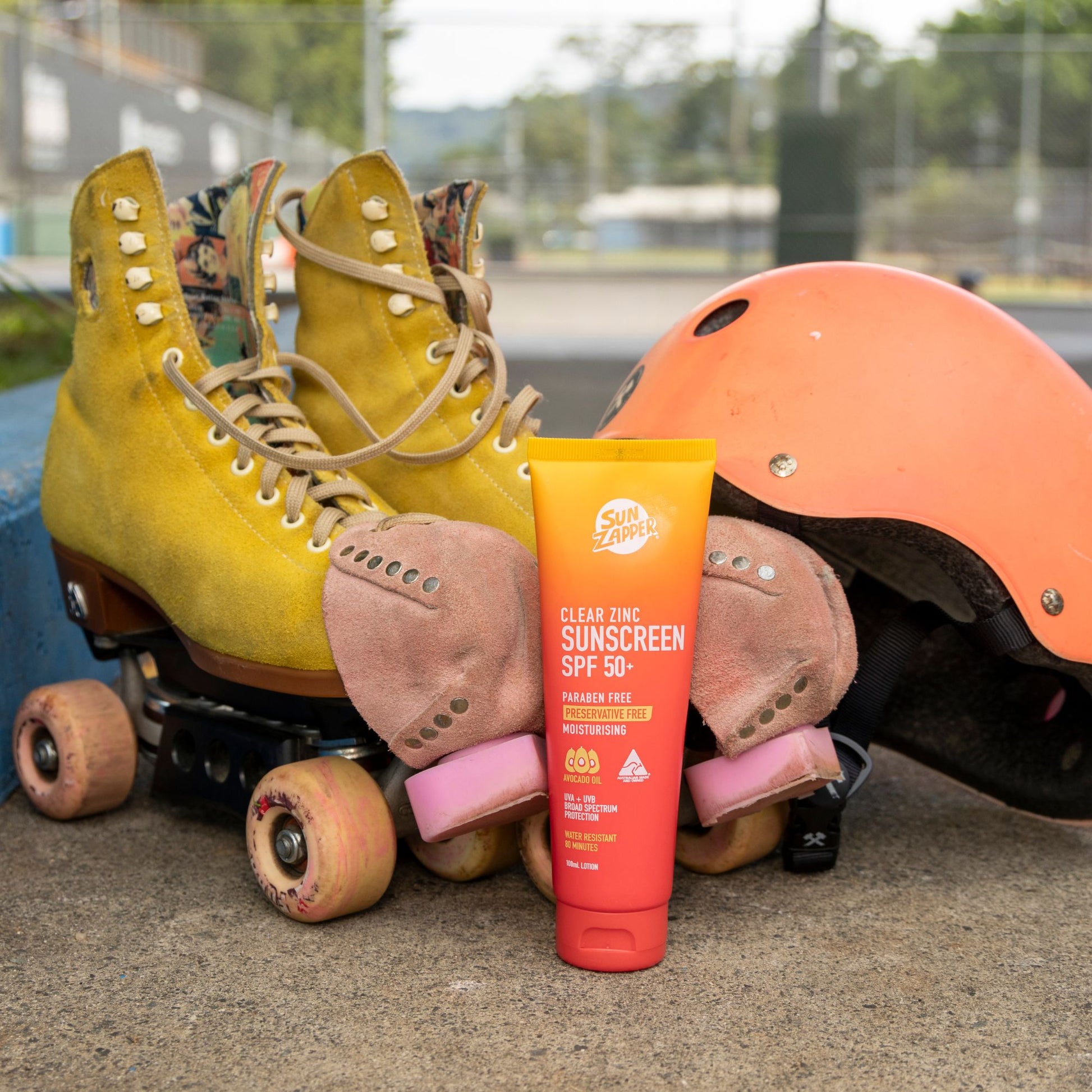 clear zinc oxide mineral sun cream spf 50+