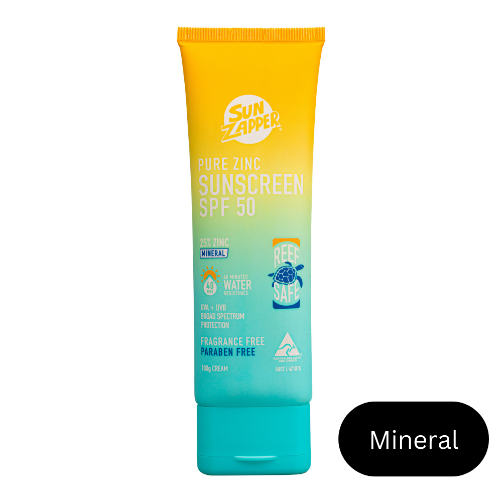 pure zinc mineral zinc oxide sunscreen