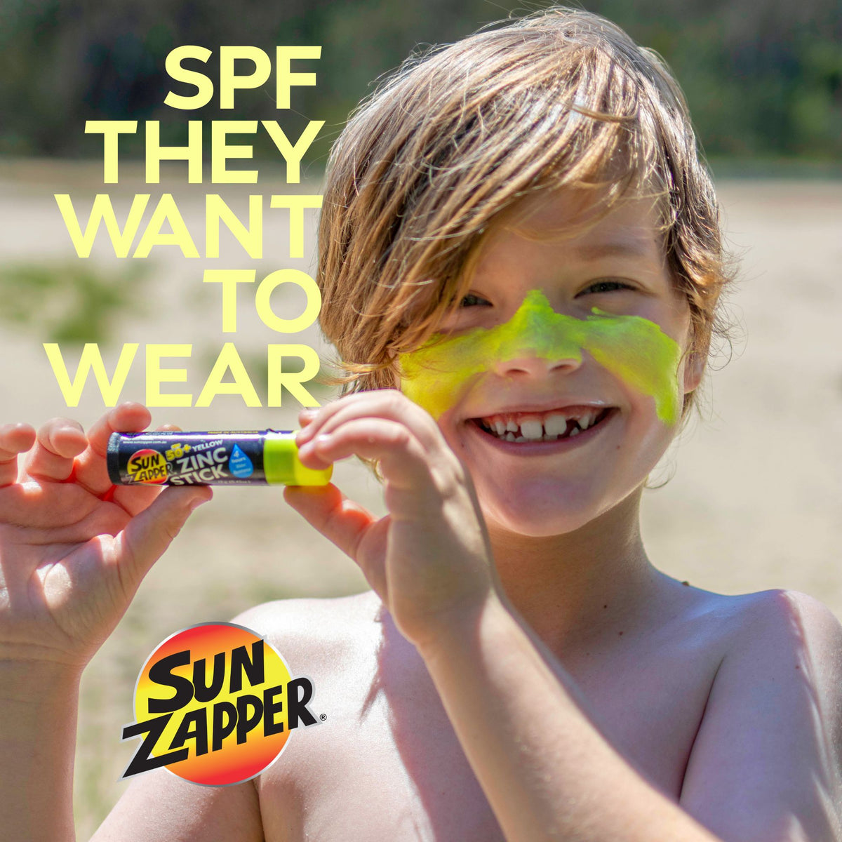 sun zapper rainbow zinc stick color spf 50