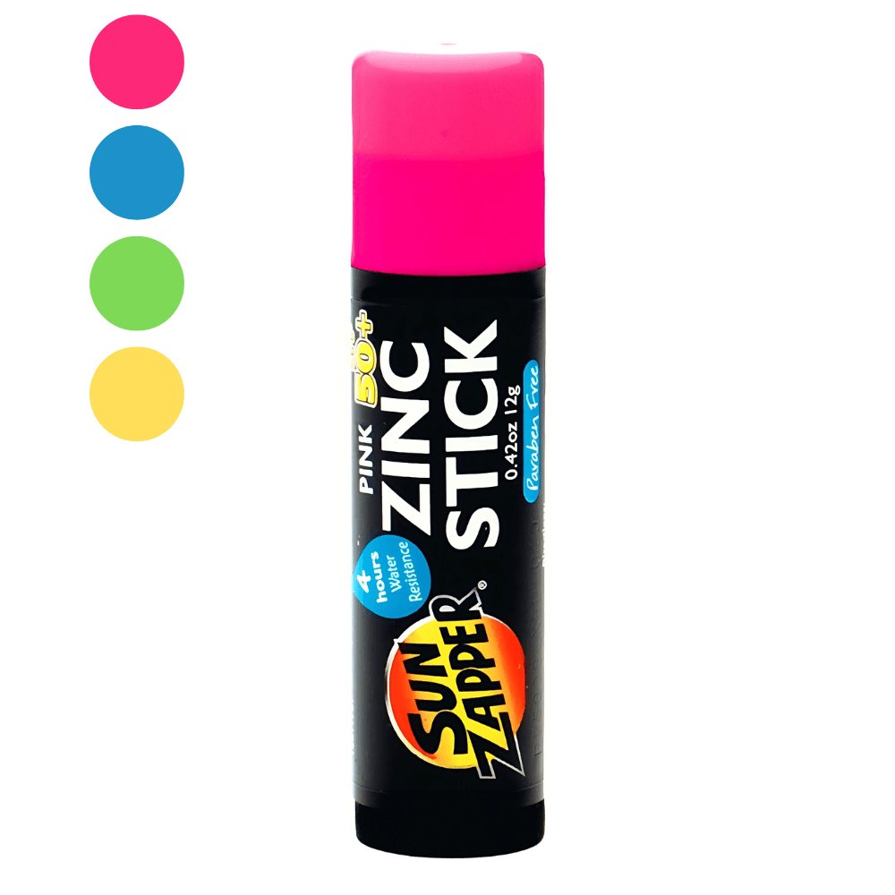 Sunblock Stick SPF 50+ (4 Colours) Original Zinc Sun Stick - Sun Zapper UK