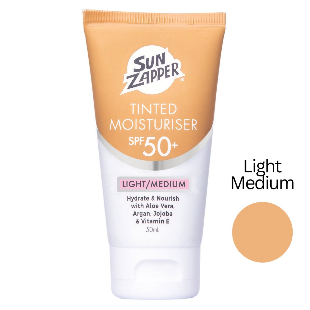 Tinted Moisturiser SPF 50+ Australian Made Tinted Moisturizer - Sun Zapper UK