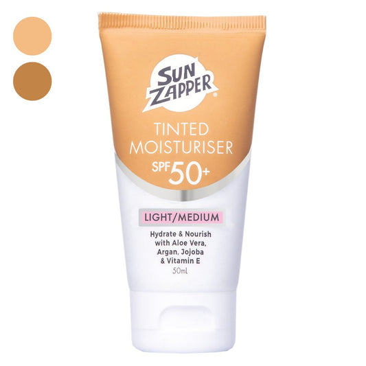 Tinted Moisturiser SPF 50+ Australian Made Tinted Moisturizer - Sun Zapper UK