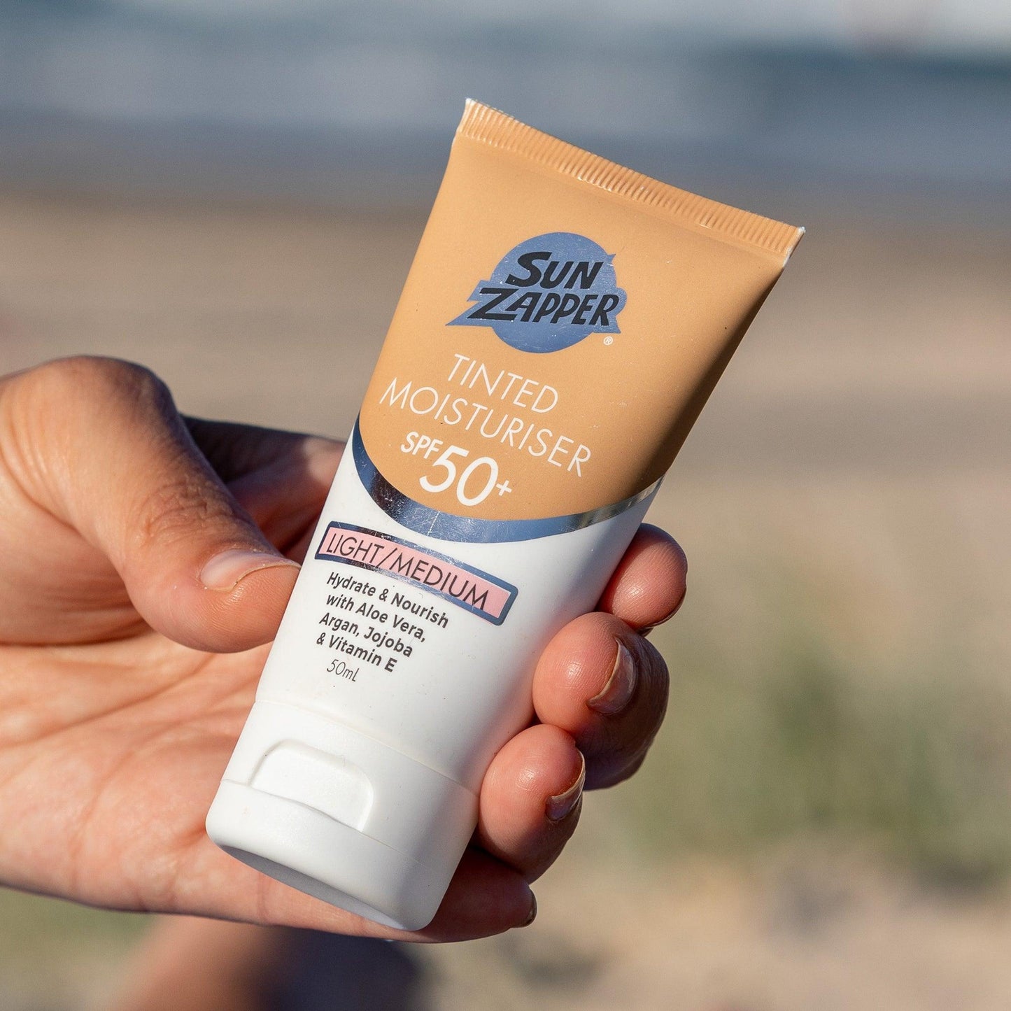 Tinted Moisturiser SPF 50+ Australian Made Tinted Moisturizer - Sun Zapper UK