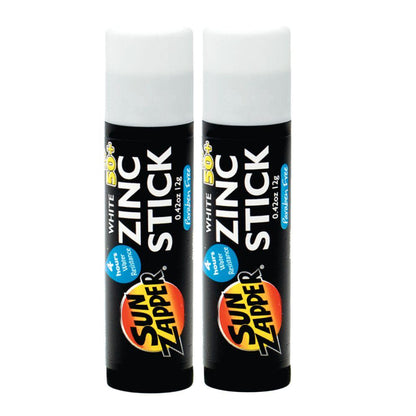 White Original Zinc Sunscreen Stick SPF 50+ Zinc Sunblock Stick - Sun Zapper UK