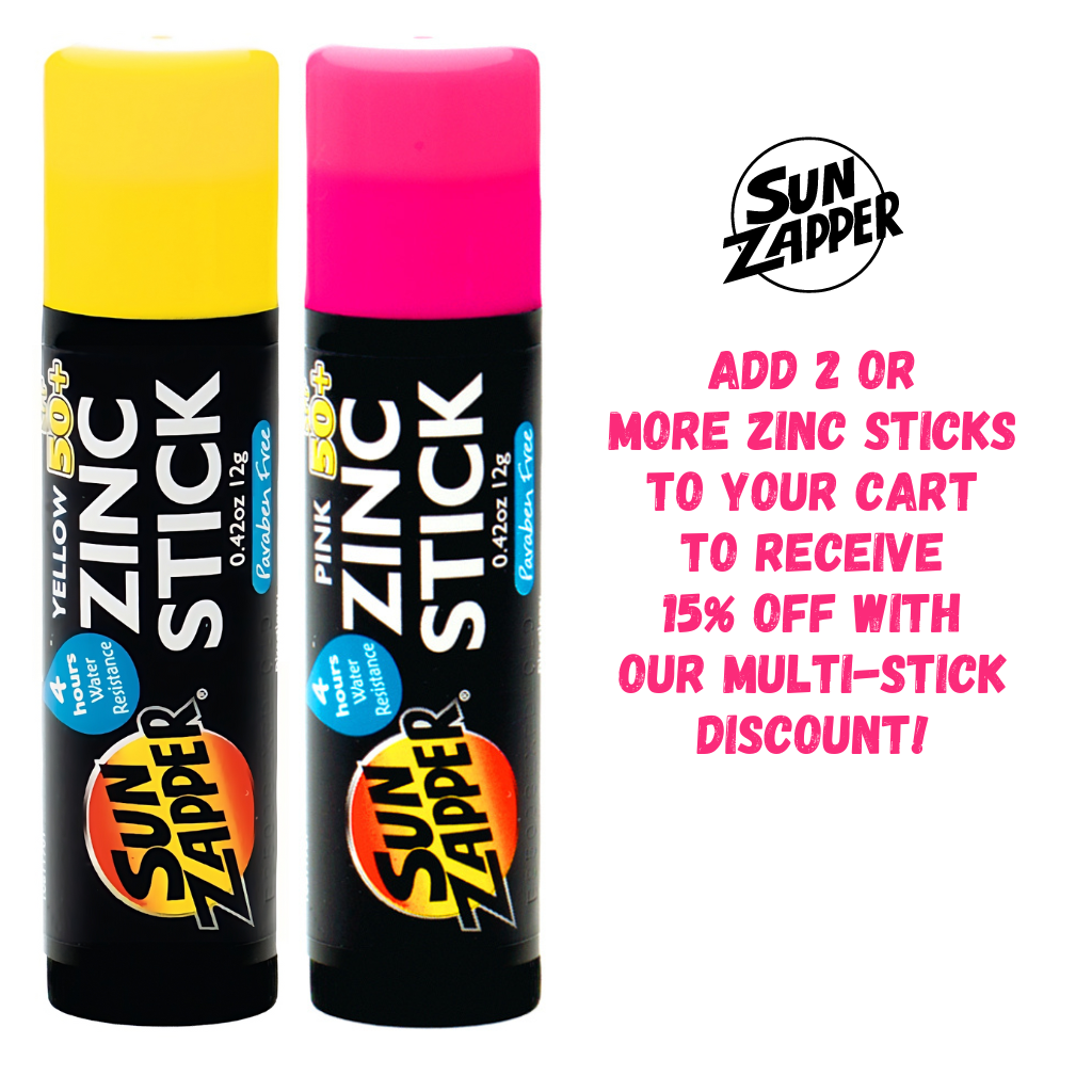 colour zinc sunblock sticks